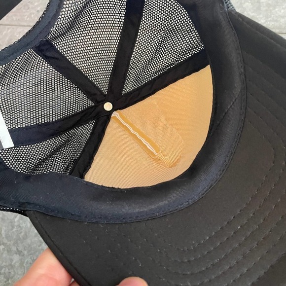 Black White Trucker Snapback Hat Cap Plain Blank Magic Headwear 90s Retro - Picture 7 of 10